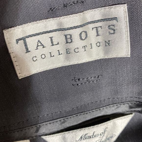 Talbots Women's Gray Mid-Rise Straight-Leg Ankle Casual Pants Size 10 - Picture 5 of 8